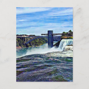 Niagara Falls NY: Prospekt Point Observation Torn Vykort