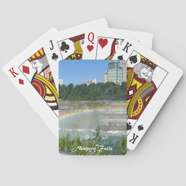 Niagara Falls NY Regnbåge Casinokort (Baksidan)