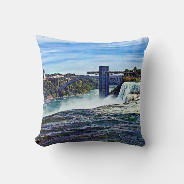 Niagara Falls NY: Utsikten pekar observationstorn Kudde (Framsida)