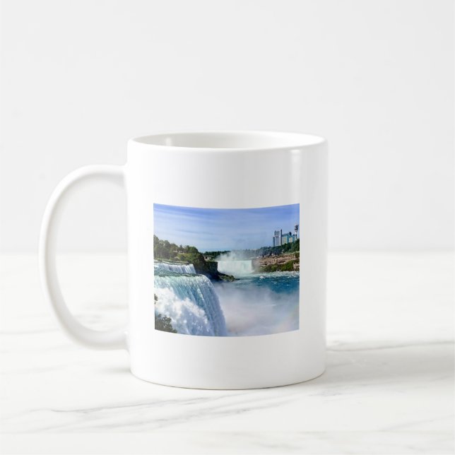 Niagara Falls NY - View from American Side Kaffemugg (Vänster)