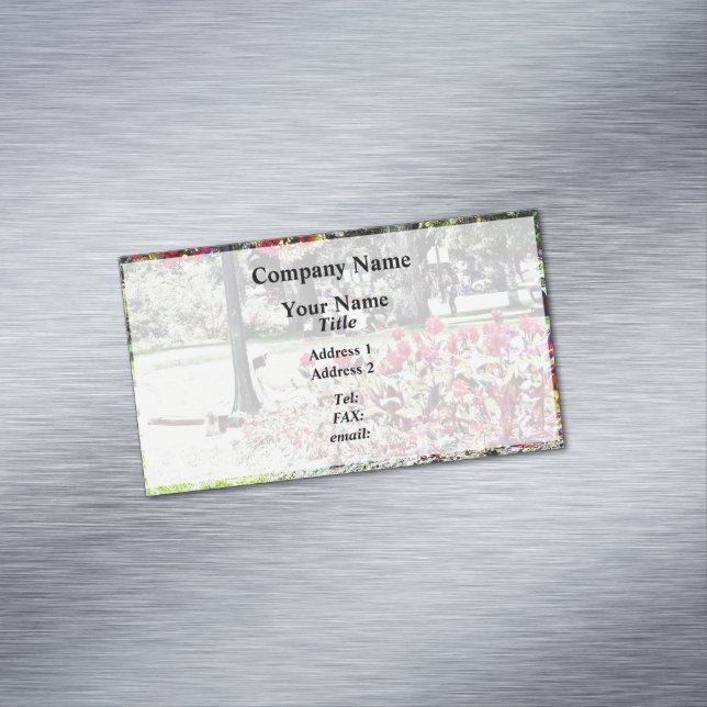 Niagara Falls ON - Queen Victoria Park Magnetiska Visitkort (In Situ)