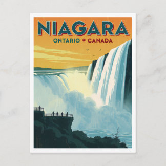Niagara Falls Ontario Kanada Resemålkat Posters Vykort