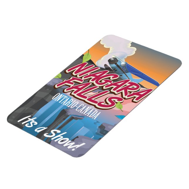 Niagara Falls Ontario Kanada reseskylt Magnet (Vänstra Sidan)