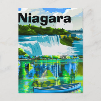 Niagara Falls Ontario Travel Postcard, Travel Wall Vykort