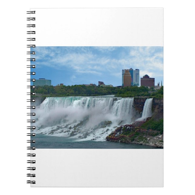 Niagara Falls på den kanadensiska sidan Anteckningsbok (Framsidan)