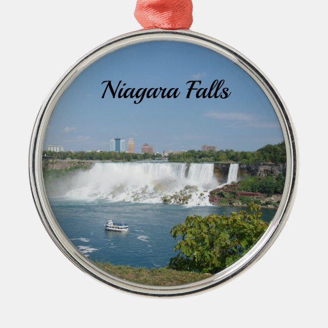 Niagara Falls på den kanadensiska sidan Julgransprydnad Metall (Framsidan)