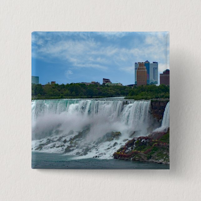 Niagara Falls på den kanadensiska sidan  Knapp (Framsida)