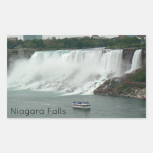 Niagara Falls på den kanadensiska sidan Rektangulärt Klistermärke