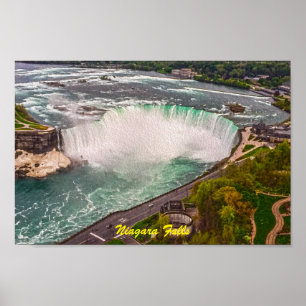 Niagara Falls på kanfasaffischen Poster