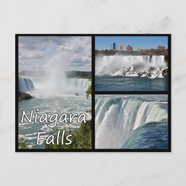 Niagara Falls Postcard Vykort (Framsida)
