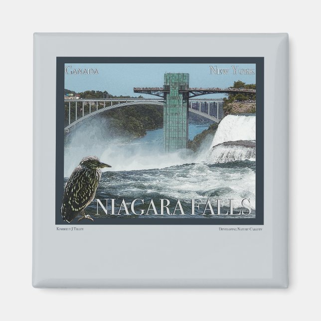 Niagara Falls Poster Magnet (Framsidan)