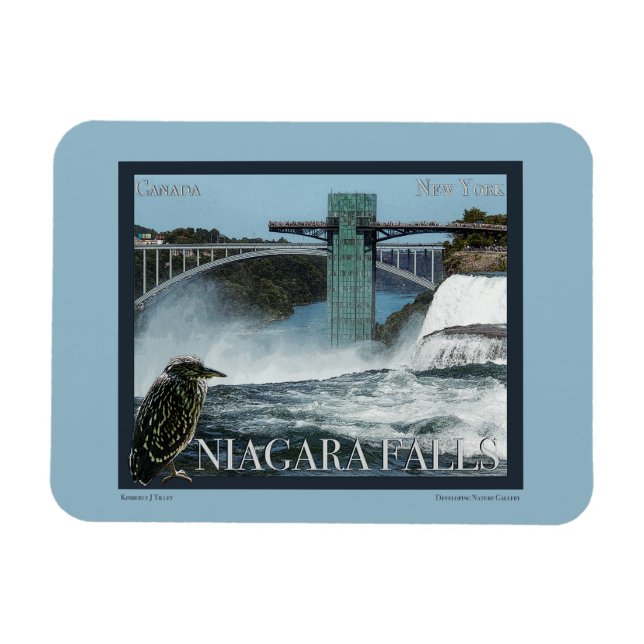 Niagara Falls Poster Magnet (Horisontell)