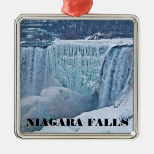 Niagara Falls Premium Square Ornaments Julgransprydnad Metall