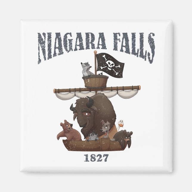 Niagara Falls Publicity Stunt Magnet (Framsidan)