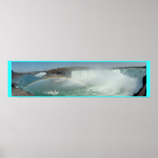 Niagara Falls Rainbow Poster