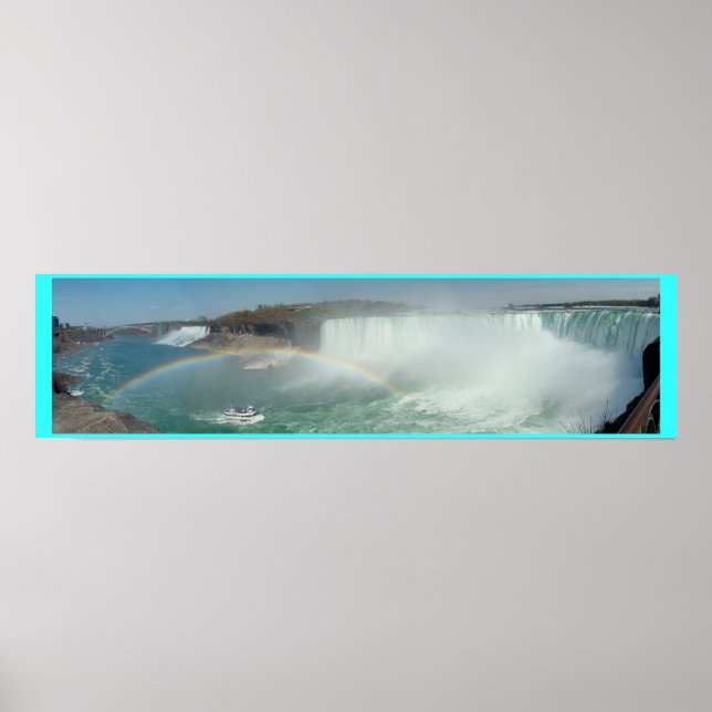 Niagara Falls Rainbow Poster (Framsidan)