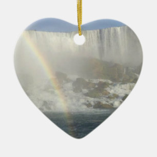 Niagara Falls regnbåge Julgransprydnad Keramik