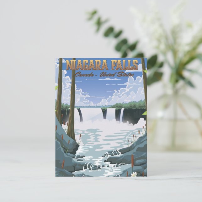 Niagara Falls-resa affisch (Stående Fram)