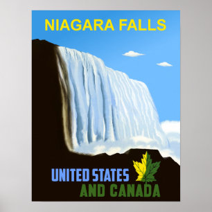 Niagara Falls-reseaffisch Poster