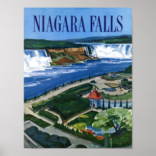Niagara Falls-reseaffisch Poster