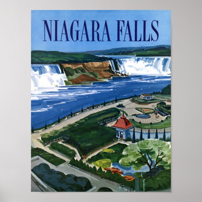 Niagara Falls-reseaffisch Poster (Framsidan)