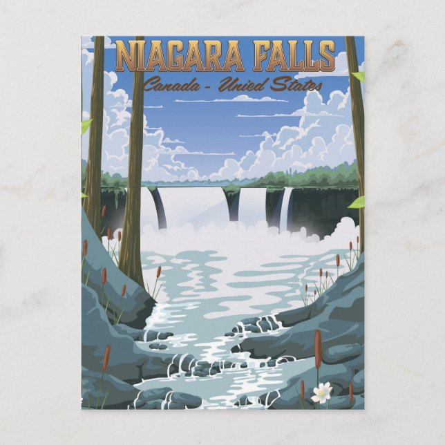 Niagara Falls Resoreraffisch Vykort (Framsida)