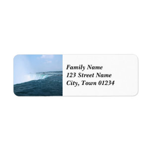 Niagara Falls Returadress Etikett