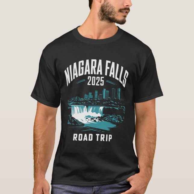 Niagara Falls Road Resa 2025 Family Resa Friends G T Shirt (Framsida)