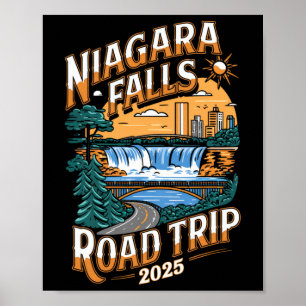 Niagara Falls Road Resa 2025 - sommaruppehåll Poster