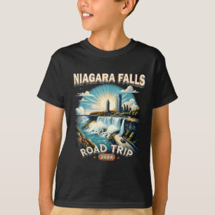 Niagara Falls Road Trip 2024 Familjeresa Sommarupp T Shirt