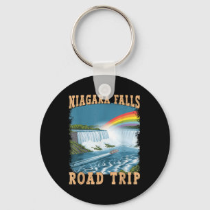 Niagara Falls Road Trip Souvenir Sommar Semester N Nyckelring