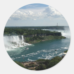 Niagara Falls Runt Klistermärke