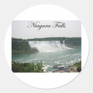 Niagara Falls Runt Klistermärke