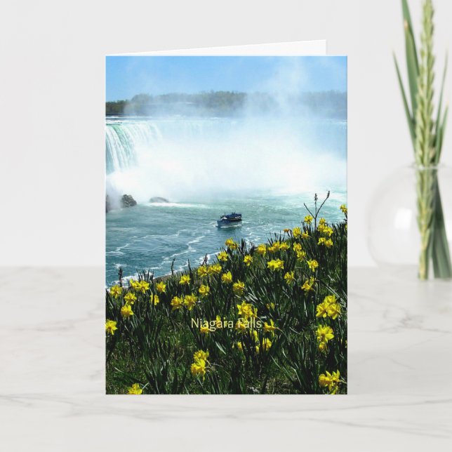 Niagara Falls, Scener Photograph Kort (Framsida)