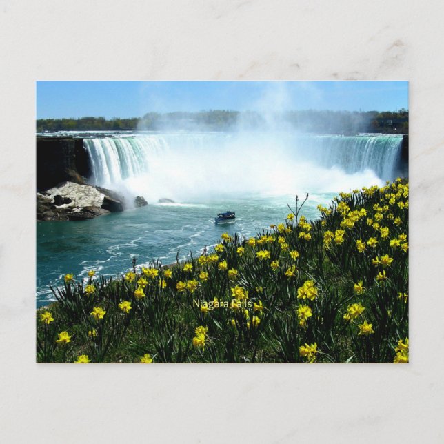 Niagara Falls, Scener Photograph Vykort (Framsida)
