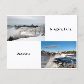 Niagara Falls Seasons vykort
