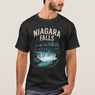 Niagara Falls Souvenirs sommarfamiljevacation Nia T Shirt
