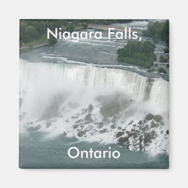 Niagara Falls Square Magnet (Framsidan)