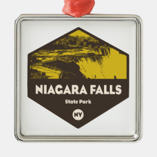 Niagara Falls State Park New York Julgransprydnad Metall