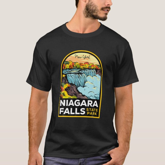 Niagara Falls State Park NY T Shirt (Framsida)