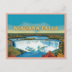 Niagara Falls - Stunning Waterfall liggande Vykort