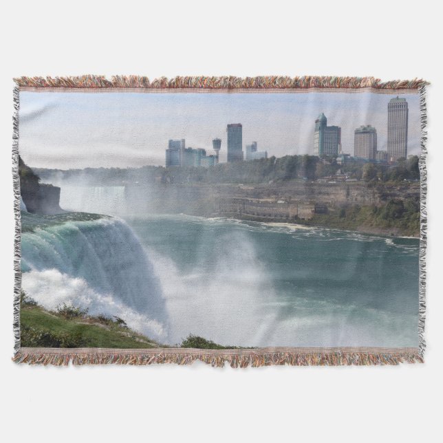 Niagara Falls Throw Blanket Mysfilt (Framsidan)