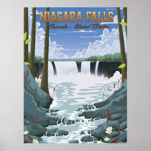 Niagara Falls Travel-affisch Poster