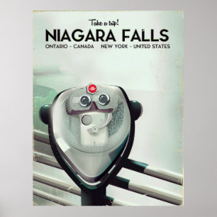 Niagara Falls - USA - Kanada Vintage resor poster