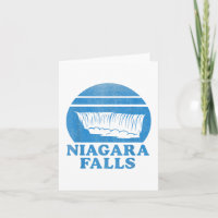 Niagara Falls vattenfall Retro souvenir turist pre
