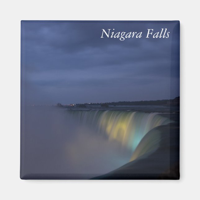 Niagara Falls vid Night Magnet (Framsidan)