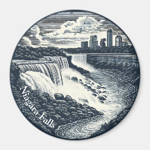 Niagara Falls Vintage Magnet