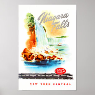 Niagara Falls vintage resor poster