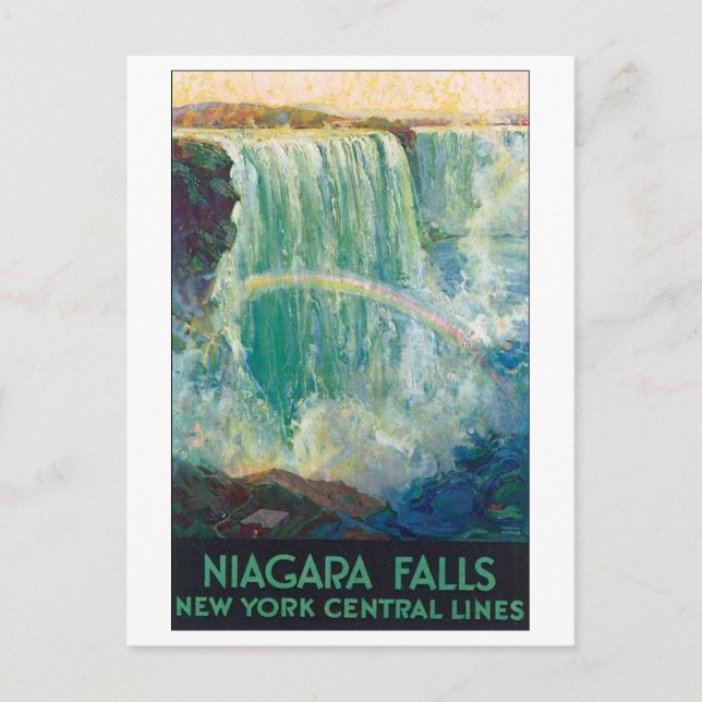 Niagara Falls Vintage resor Poster Vykort (Framsida)