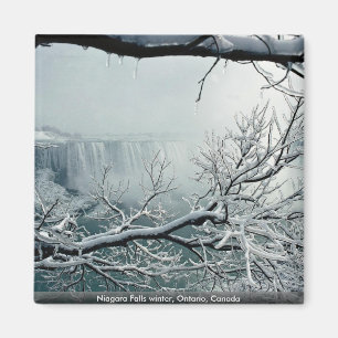 Niagara Falls vinter, Ontario, Kanada Magnet